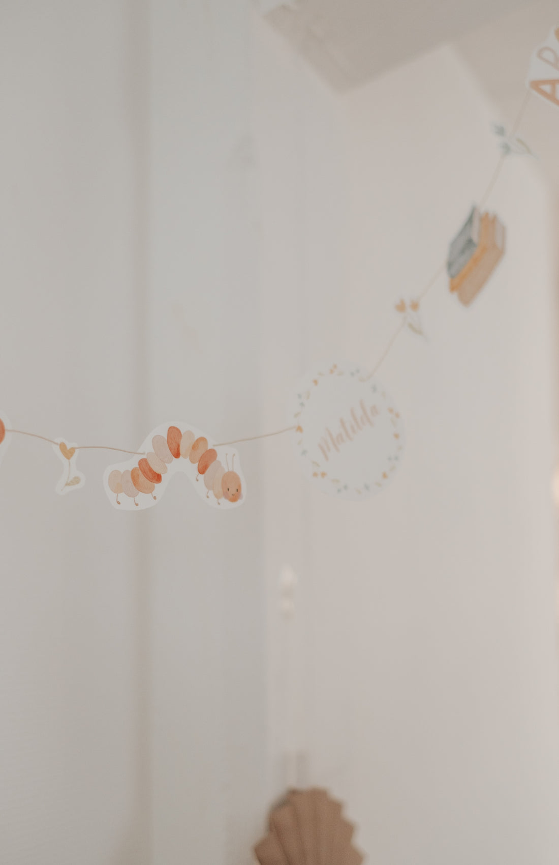 Girlande Schulanfang Raupe