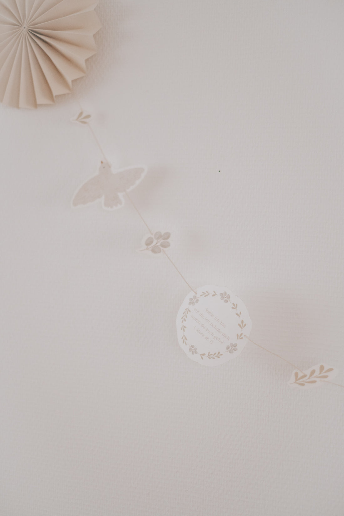 Girlande Taufe Taube