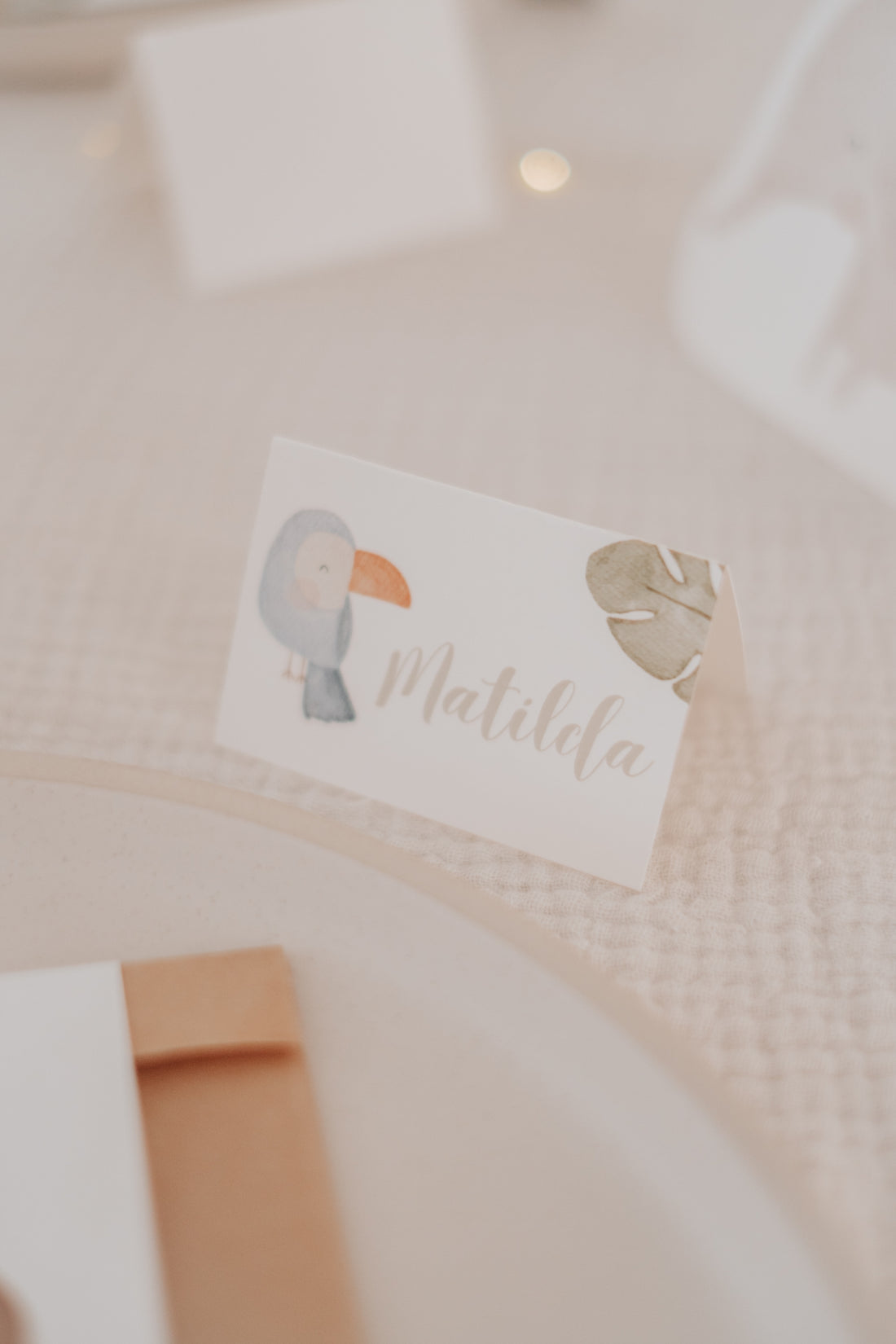 Tischkärtchen Dschungel