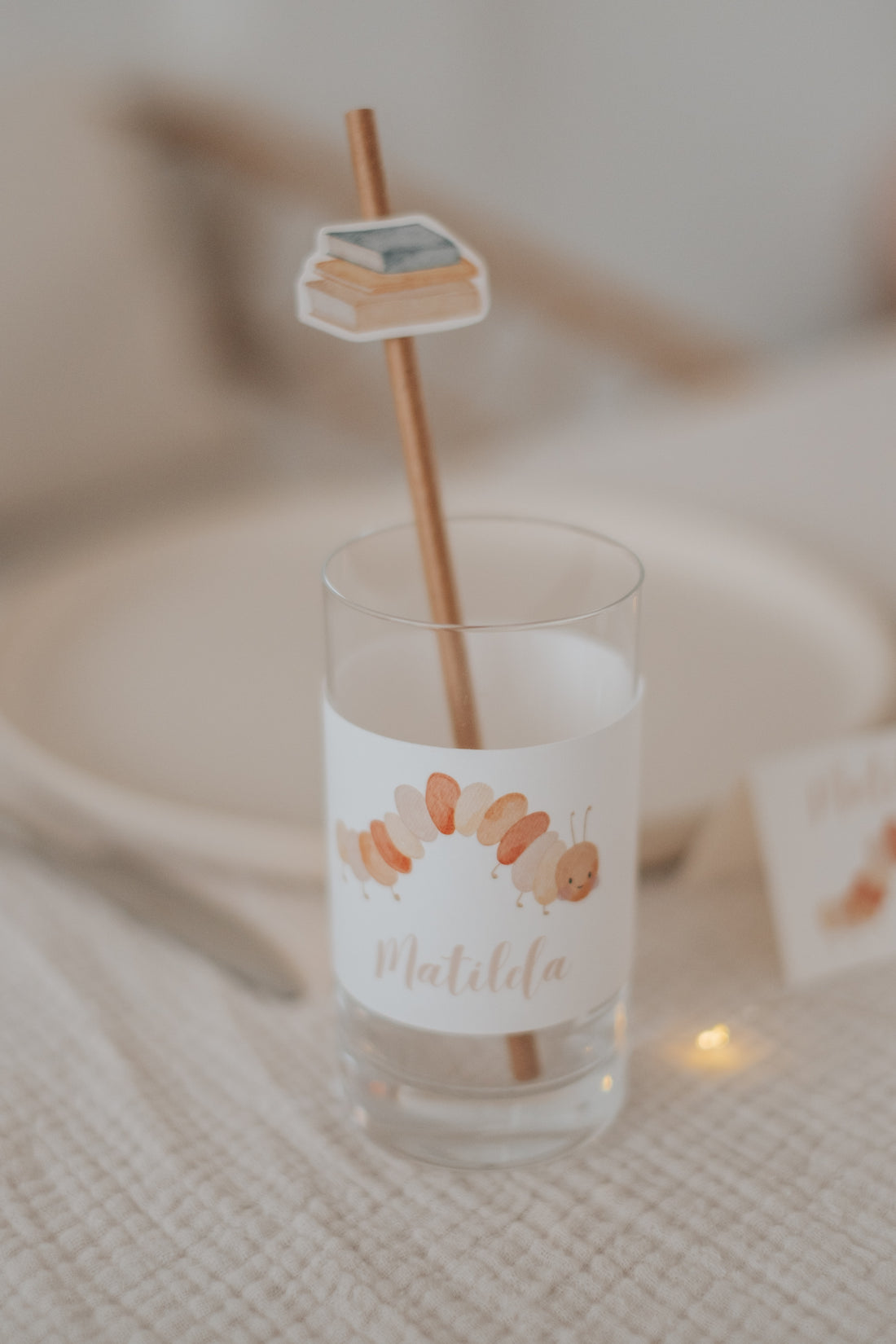 Banderolen Schulanfang Raupe