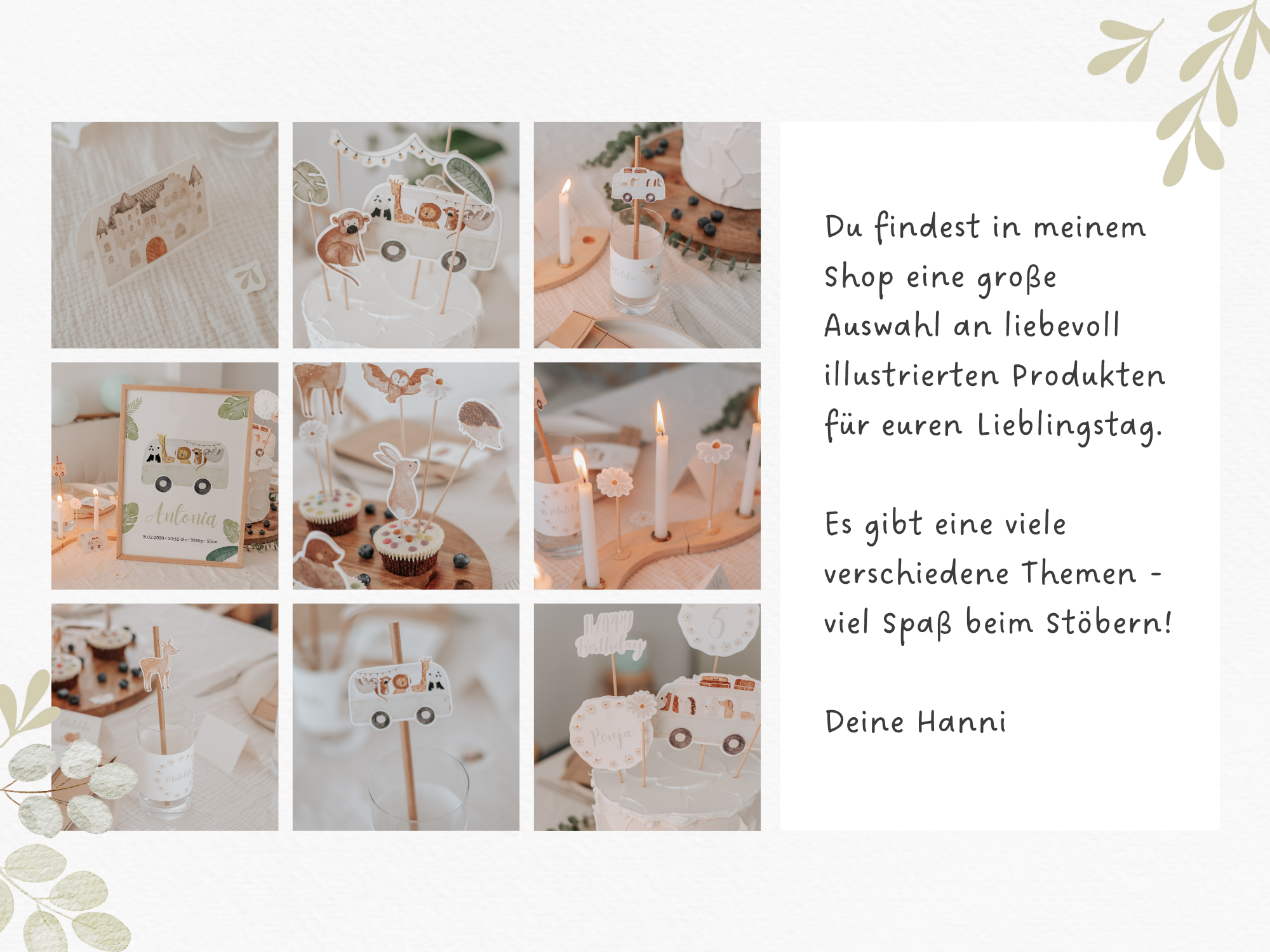 Geschenktüten Waldtiere