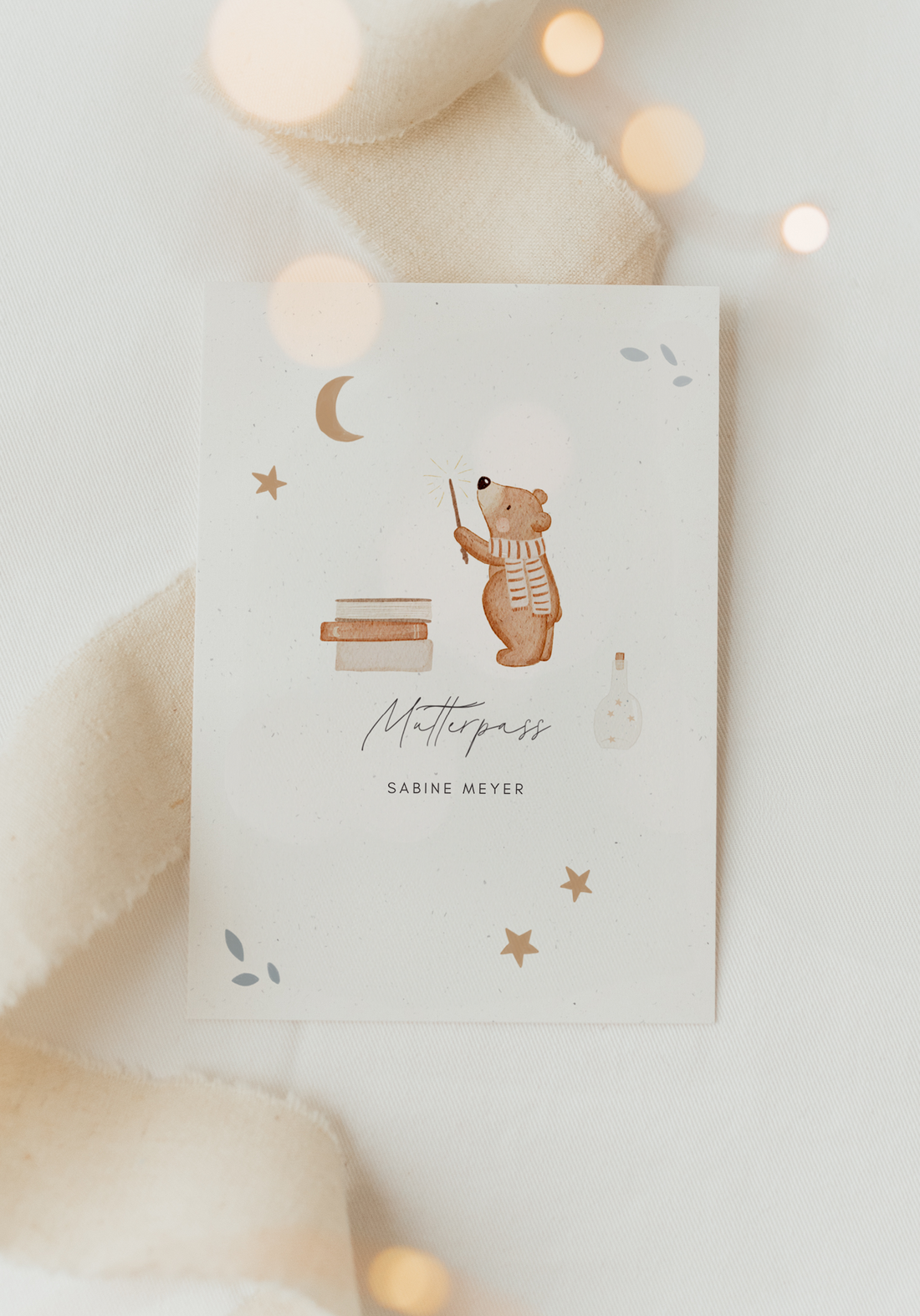 Mutterpass Hülle Bär Magie