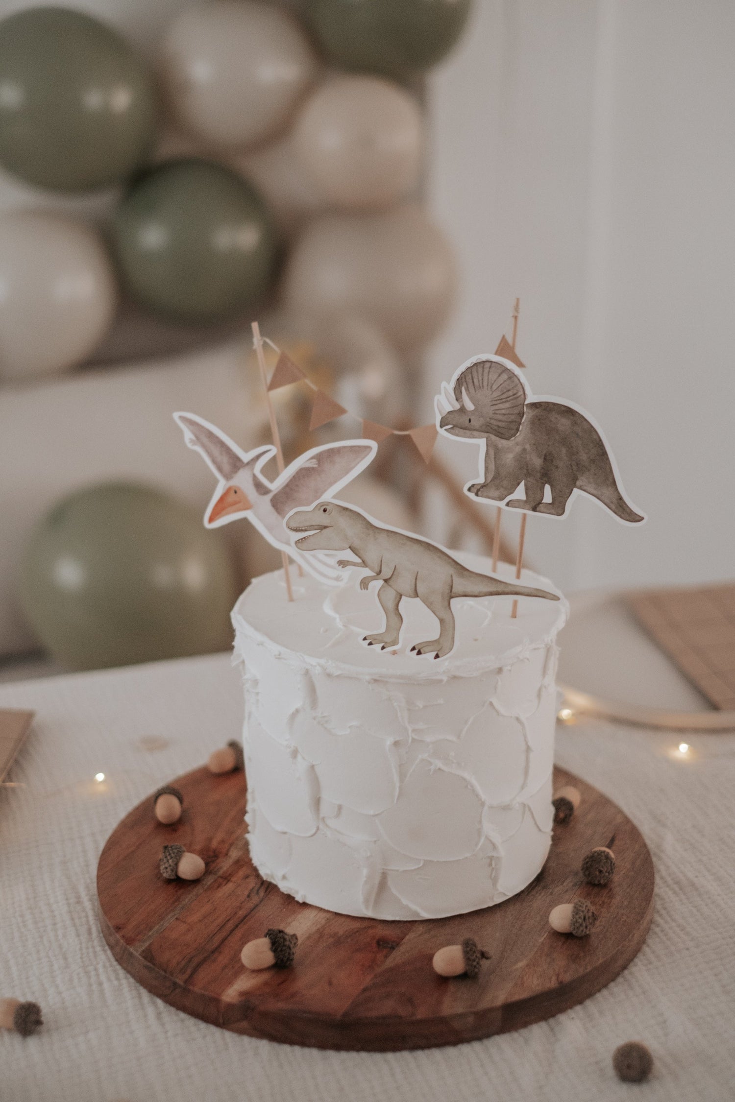 Caketopper Dinosaurier Triceratops