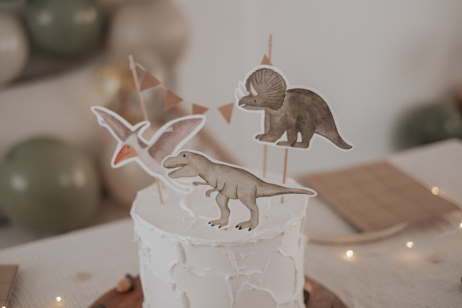 Caketopper Dinosaurier Triceratops