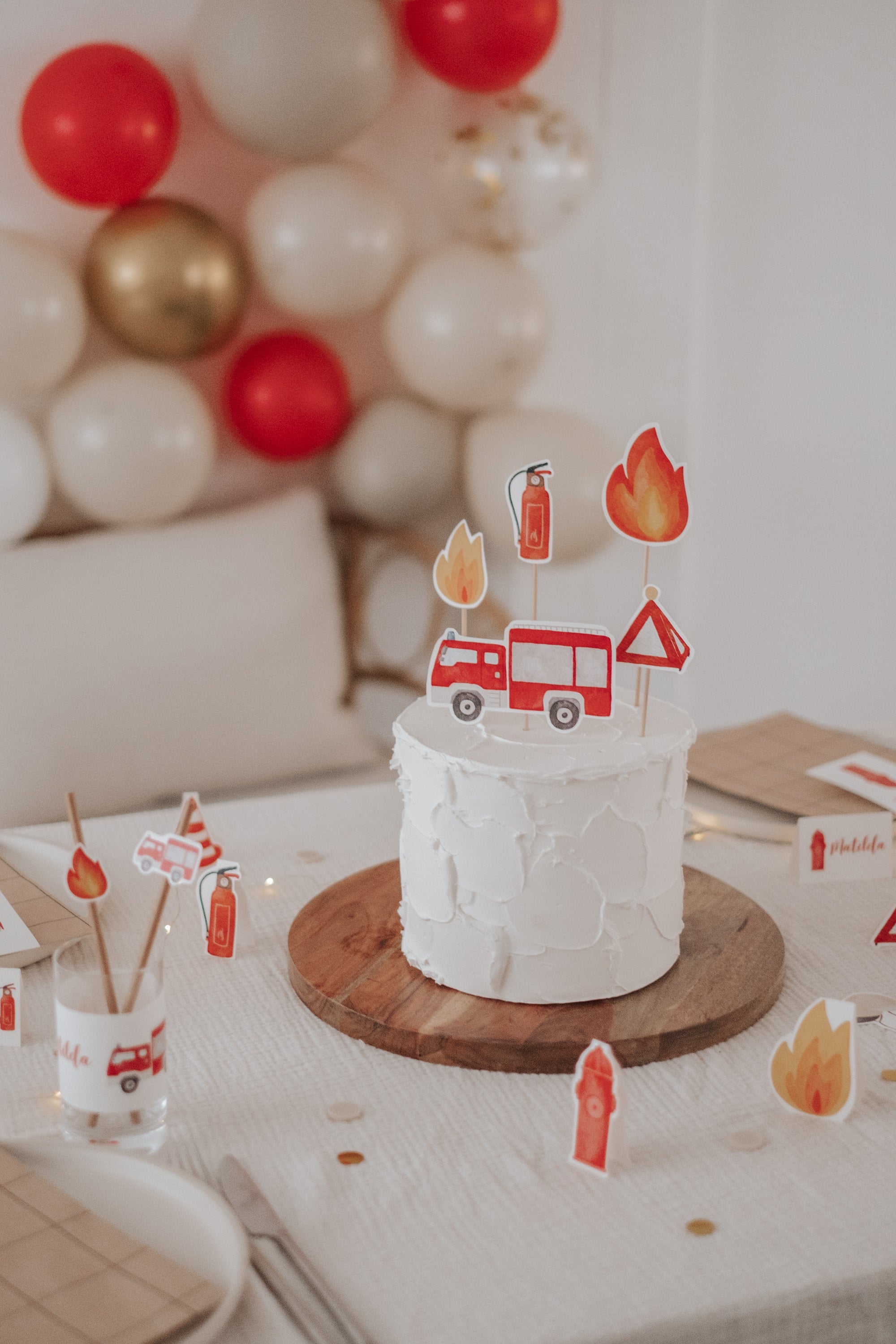 Caketopper Feuerwehr