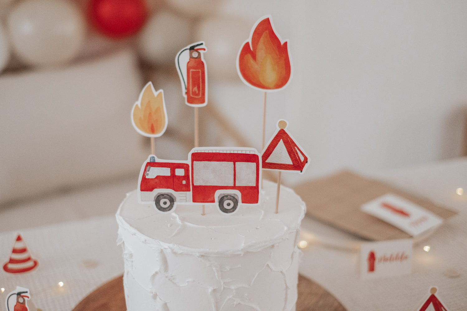 Caketopper Feuerwehr