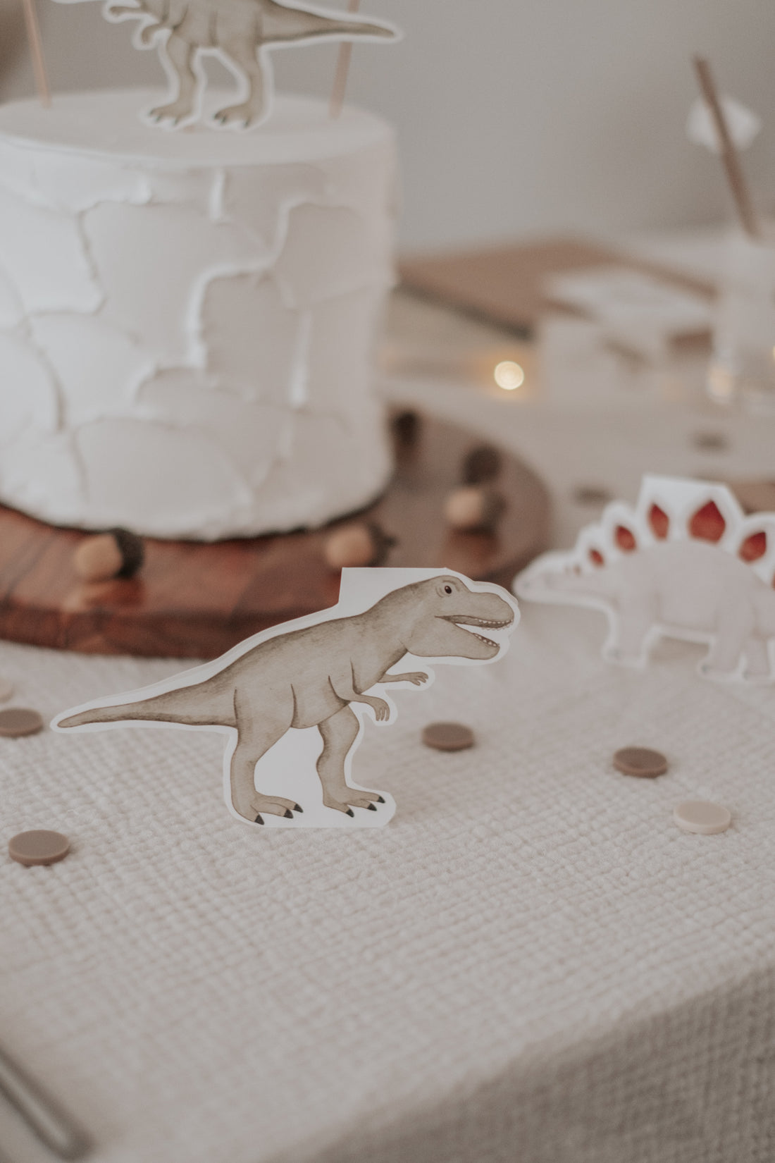 Tischdeko Dinosaurier