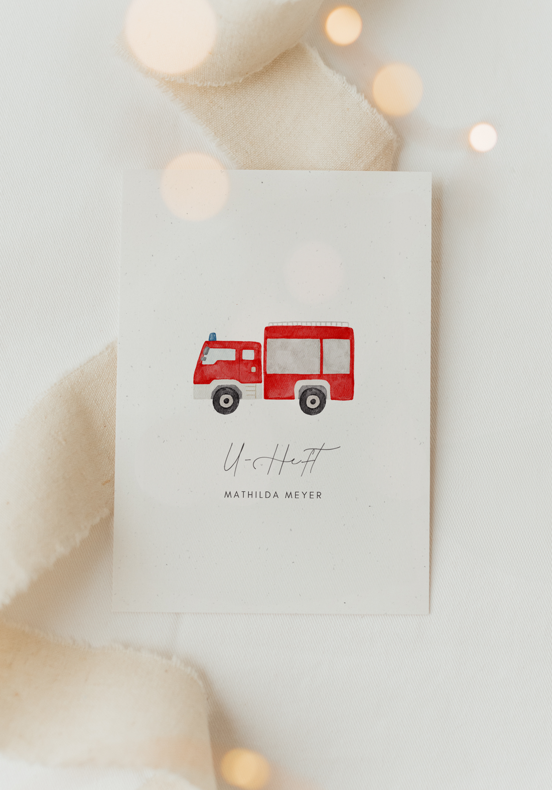 U-Heft Hülle Feuerwehr