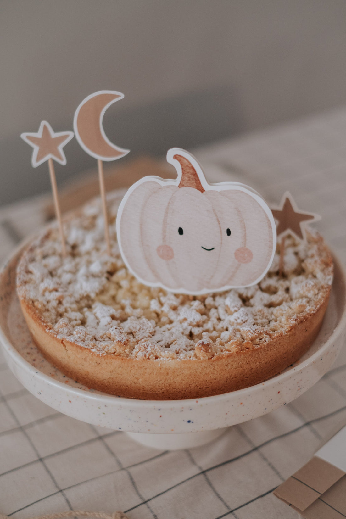 Caketopper Halloween Kürbis & Gespenst