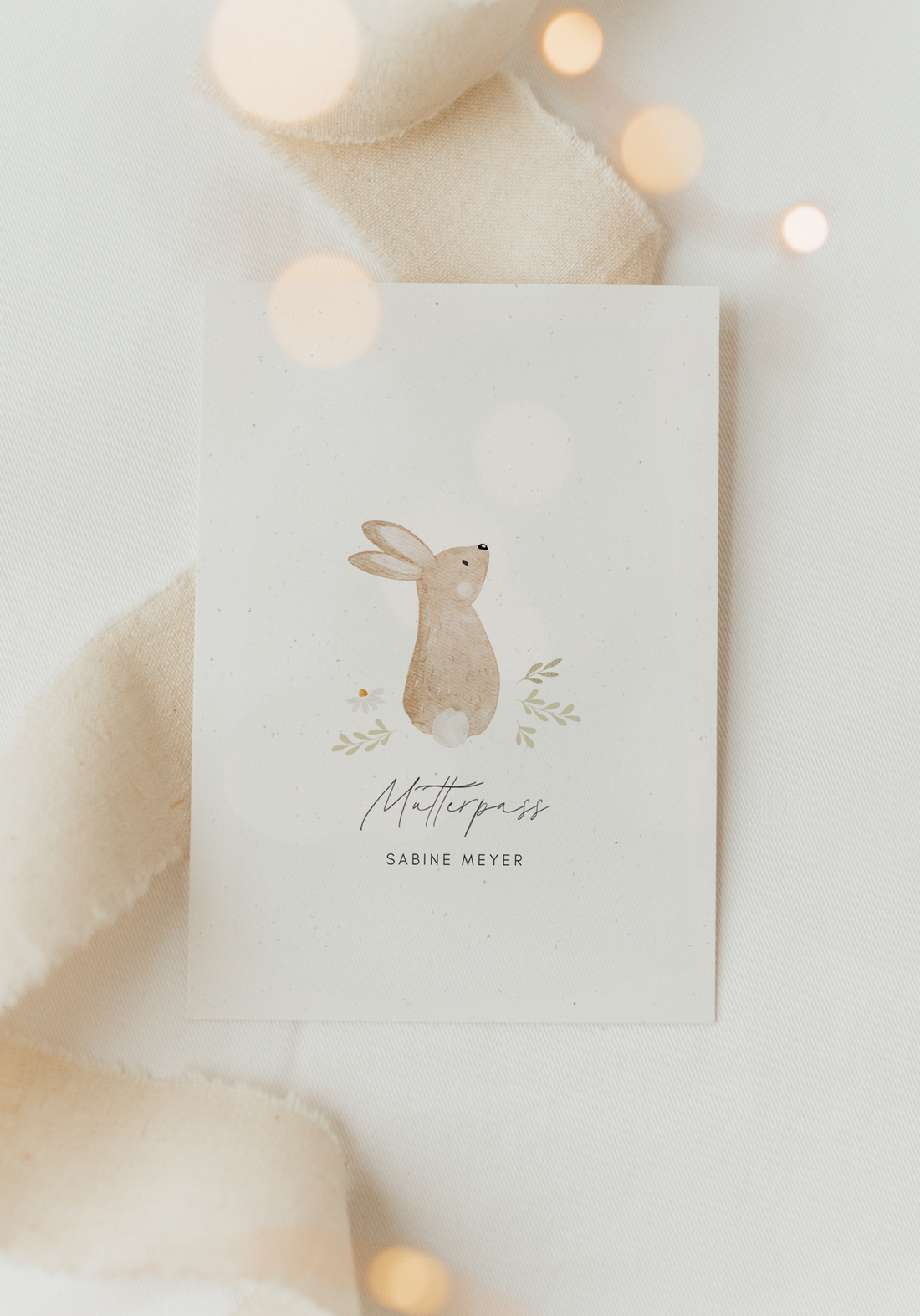 Mutterpass Hülle Hase