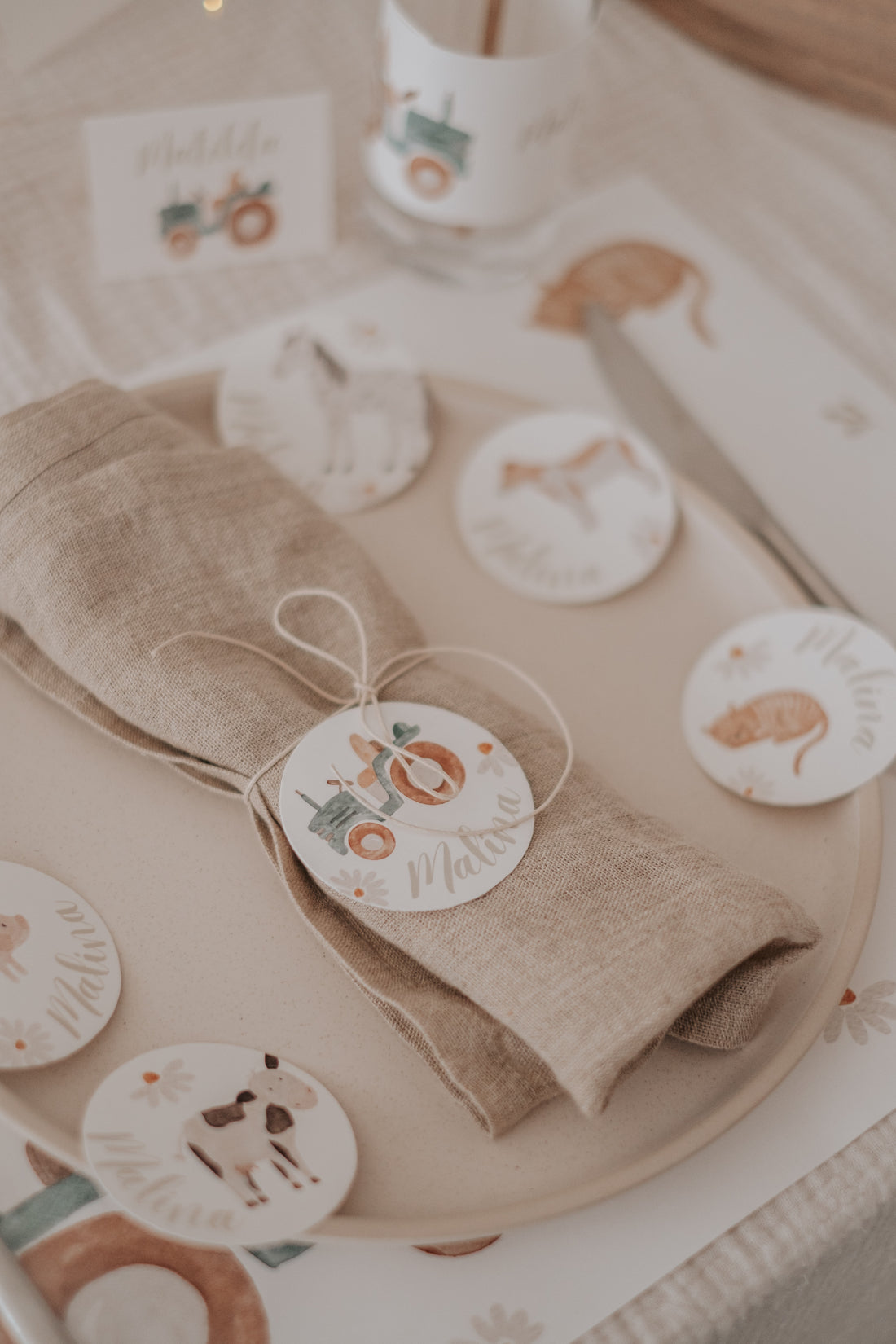 Geschenkanhänger Bauernhof