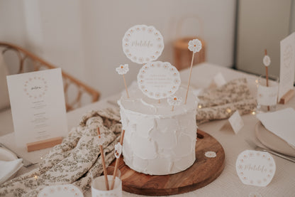 Set Taufe Gänseblümchen - großes Bundle