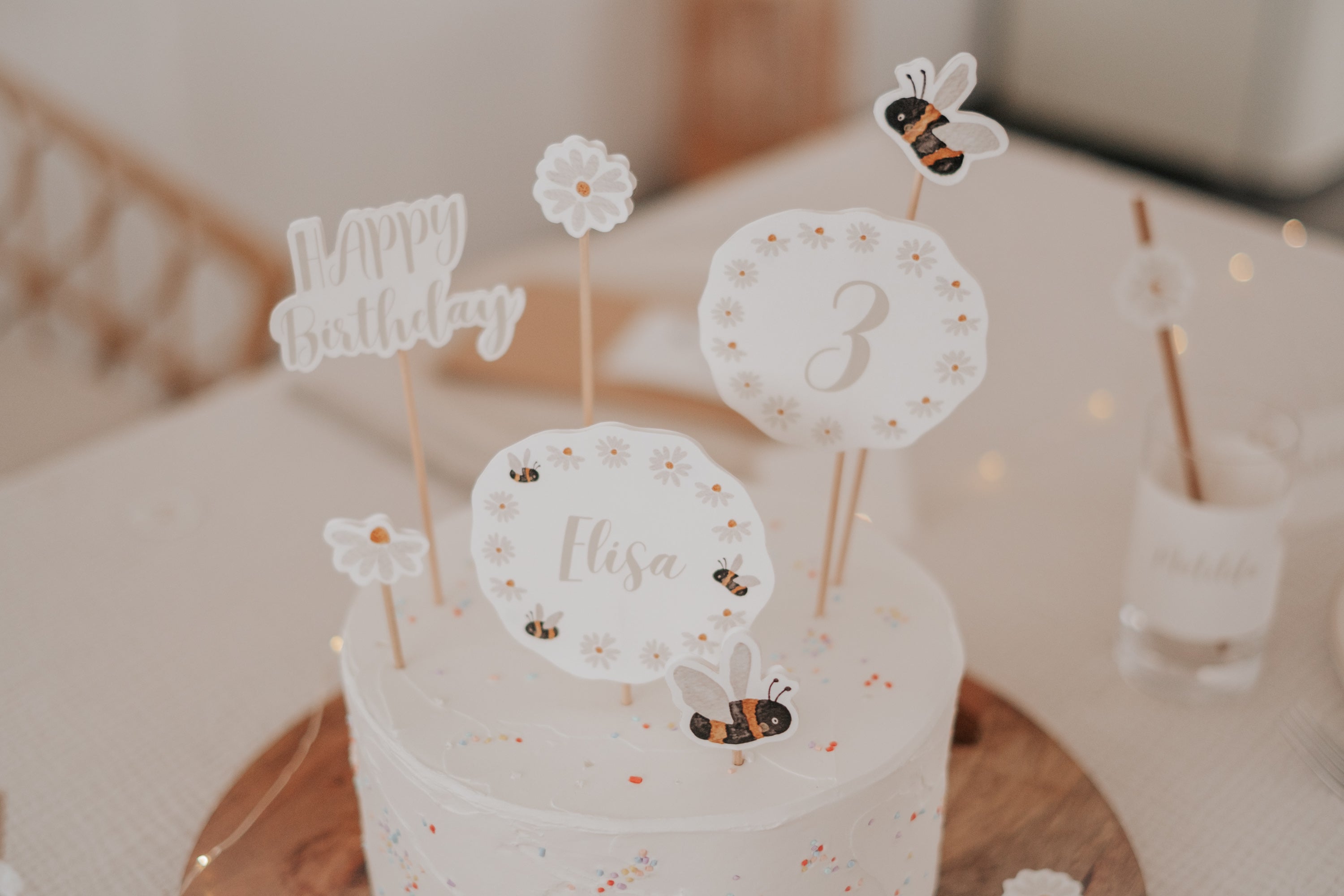 Caketopper Bienen