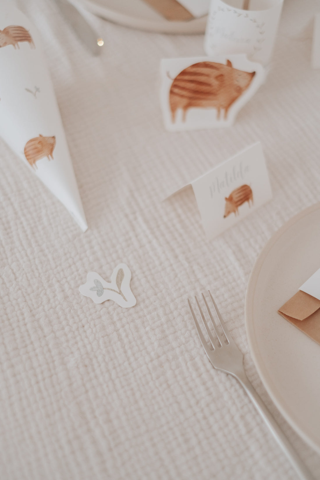 Tischdeko Frischlinge