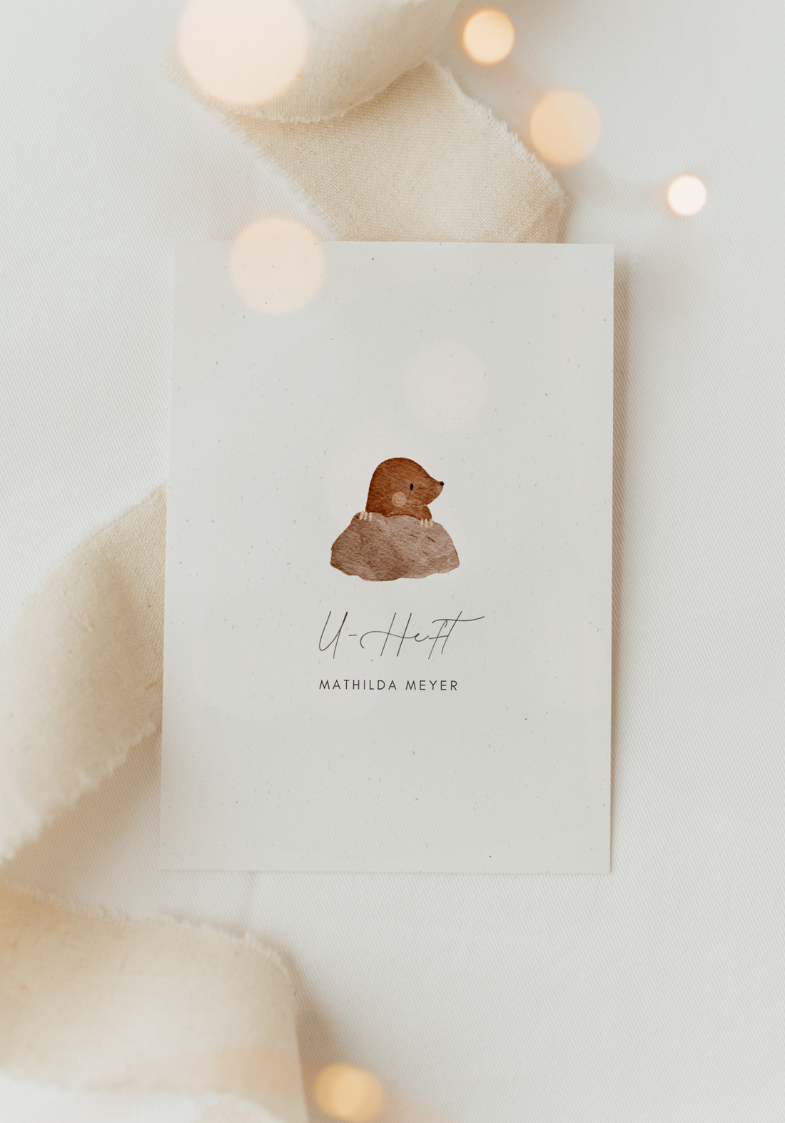 U-Heft Hülle Maulwurf