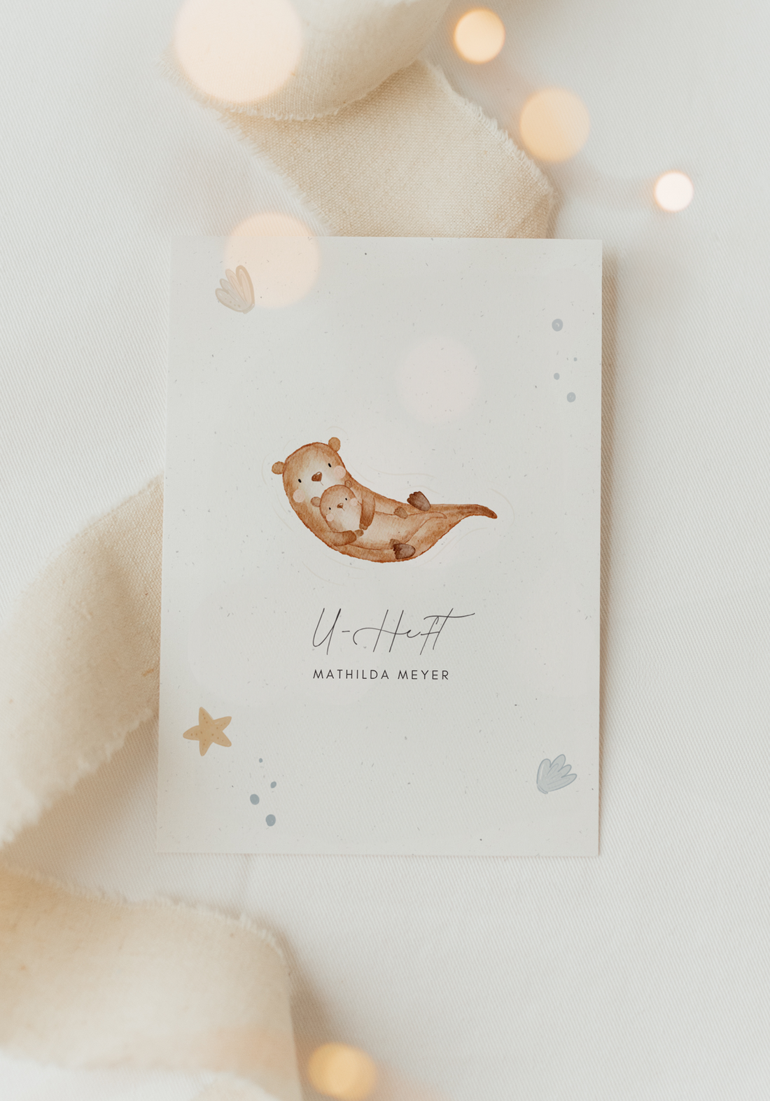 U-Heft Hülle Maus Otter