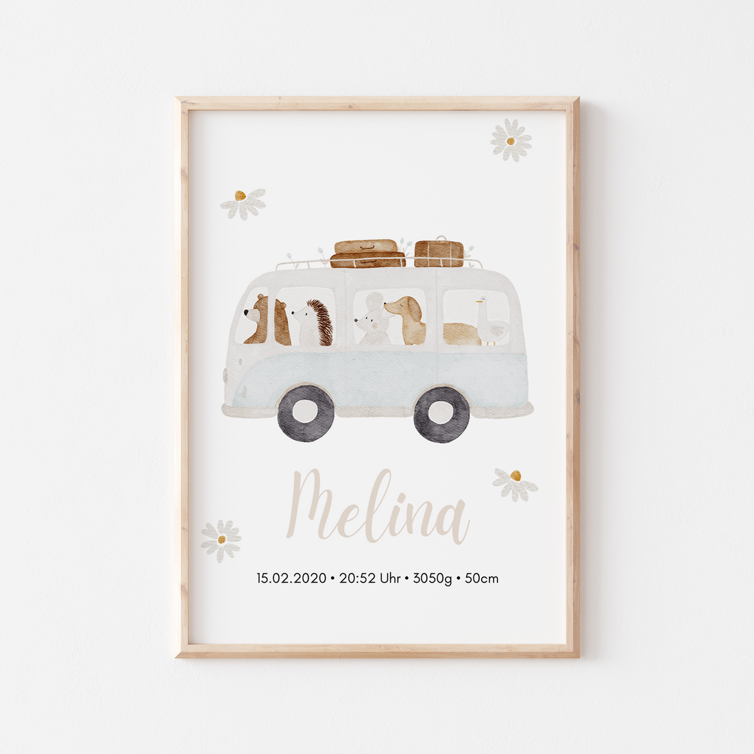 Geburtsposter Tierbus