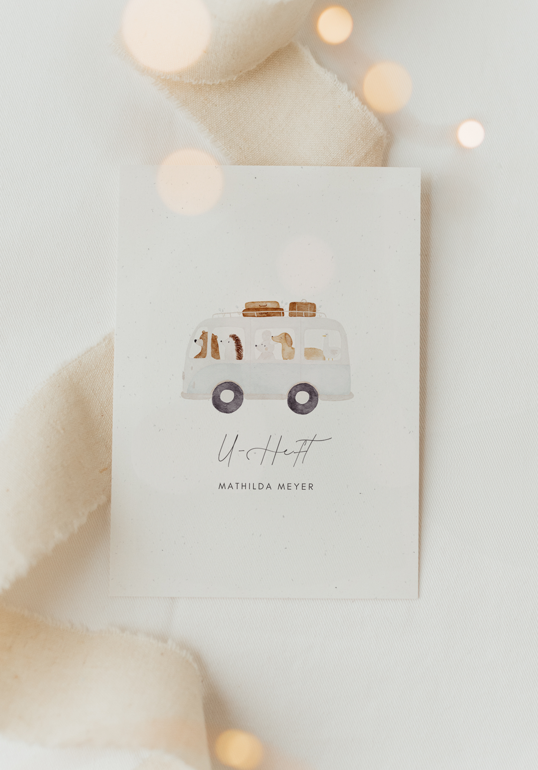 U-Heft Hülle Tierbus