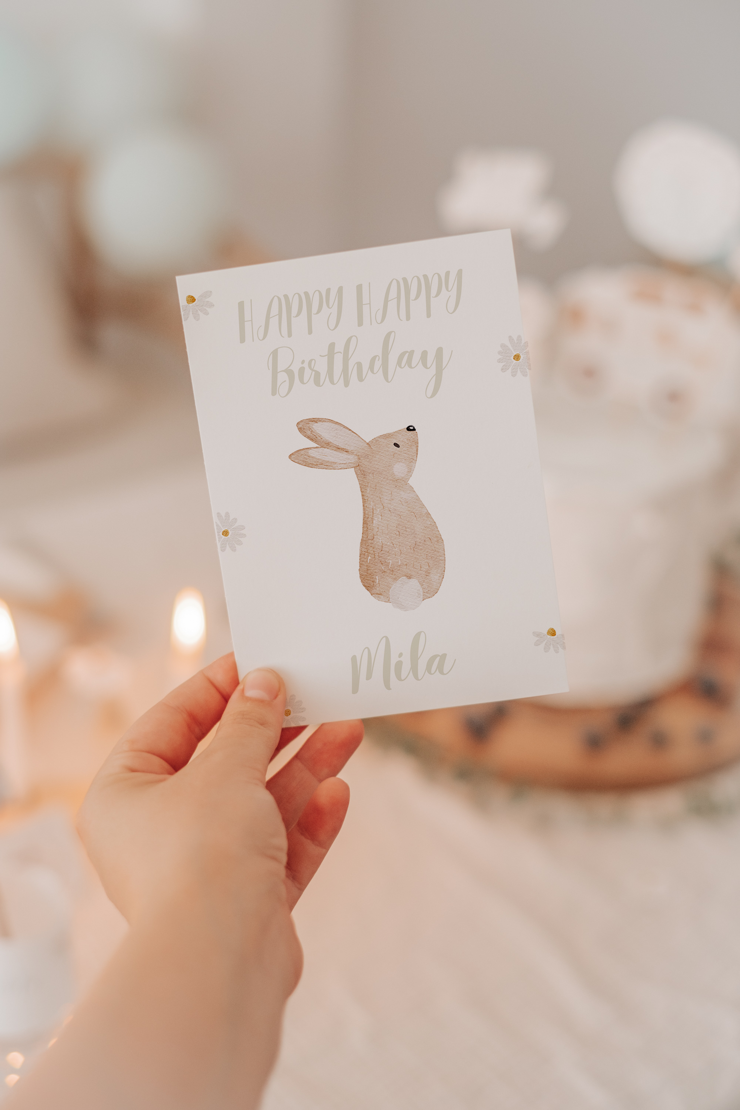 Geburtstagskarte Waldtiere Maus